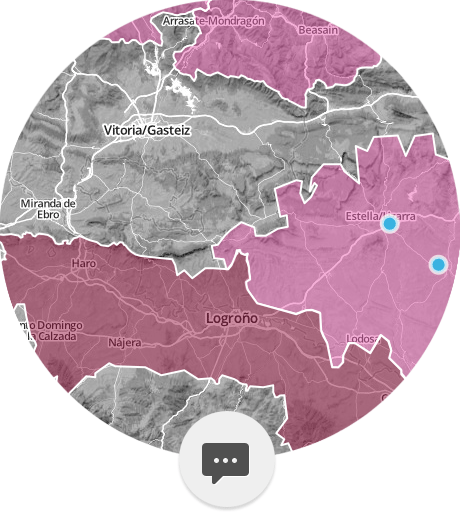 El mapa del vino